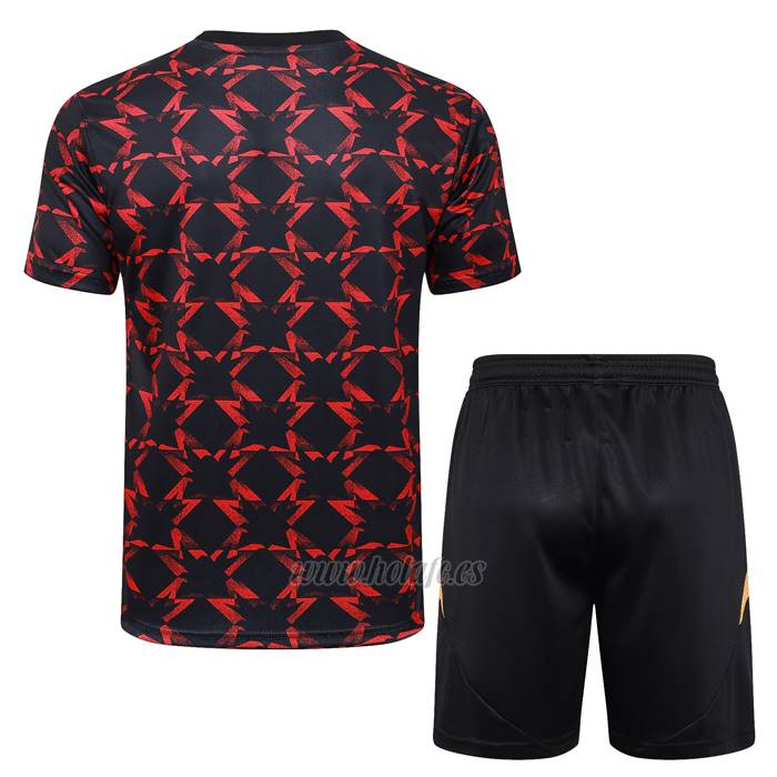 Chandal del Manchester United Manga Corta 2024-2025 Rojo - Pantalon Corto